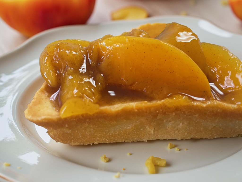 Peach Cobler Brownie